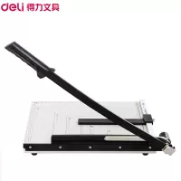 得力(deli) 8013 钢质切纸机/切纸刀/裁纸刀/裁纸机 380mm*300mm (单位:个)JHMS