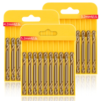 M35含钴高速钢双头麻花钻头 304不锈钢双头钻 双刃含钴钻头 4.2mm(十支)