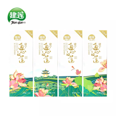 颜晓美 建宁 有机通心白莲480g(小食代真空盒装)