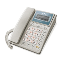 步步高（BBK）HCD6101电话机座机 免电池60度翻转屏流光银