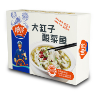 爱上星鲜 坤兴 大缸子酸菜鱼400g*4盒
