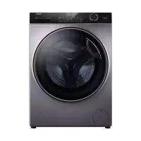 海尔滚筒洗衣机XQG90-BD14126L 海尔纤美系列9公斤超薄 变频滚筒洗衣机