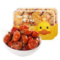 哔哔鸭香辣卤虾尾130g*2盒