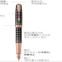 派克(PARKER)2015卓尔豪华款18K金笔尖墨水笔