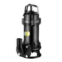 三滴水 切割式污水泵 220V 沼气化粪池带铰刀抽粪泥浆排污泵 WQDAS10-12-1.5 1.5千瓦 电压220V