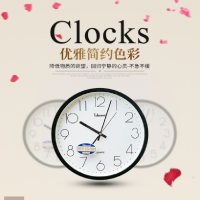 天王星挂钟创意款卧室简约表时尚石英挂钟9651