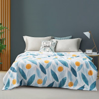 洁丽雅黑科技凉感被-素叶 JLYXB005(230*200cm)nfh