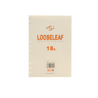 申士918 18K 92张活页芯 适合9孔活页记事本子