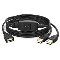 DRACO 适用于USB打印机共享器 一拖二数据线