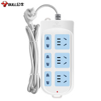 公牛(BULL) 插座 GN-102 带儿童保护门 新国标/插线板/插排/排插 6位全长1.8米