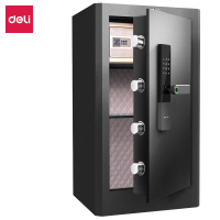 得力(deli) 4103K指纹密码保管箱H810mm保险/保管箱柜(黑色)