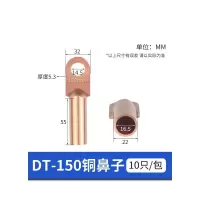 DP 铜鼻子 DT-150(紫铜10个)平方铜鼻子接线端子