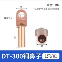 DP 铜鼻子 DT-300(紫铜1个)平方铜鼻子接线端子