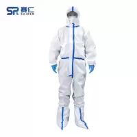 赛仁 一次性防护服 无菌型隔离防护服 连身式 均码180-190cm