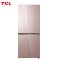 TCL 冰箱 R406P8-U 卡尔佩 十字风冷双变频 磨砂玻璃 33分贝