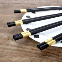 尔宽 金头筷防滑筷子