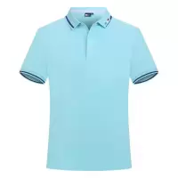 翻领工作服短袖Polo衫纯棉夏季款 起订量36