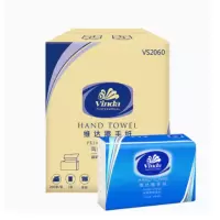 维达洗手间用擦手纸20包/箱 型号VS2060 200张单层三折擦手纸(XL码）