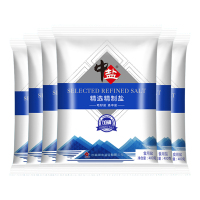 中盐精选精制食用盐400g*50袋 加碘深井矿盐纯白洁净细盐 家用调味品腌制炒菜盐