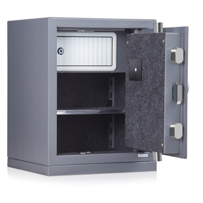 得力deli保险箱-柜系列3644A保管箱办公保管箱家用入墙电子保险箱/柜