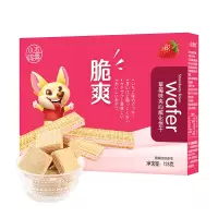 小友鸣棠新资源豆乳味威化食品125g*3盒