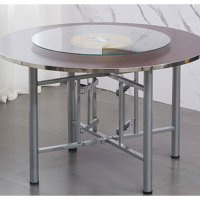 企采严选 餐桌圆折叠大圆桌 直径 1.4米