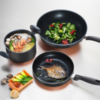 苏泊尔(SUPOR) 套装锅居家不粘三3件套 TP1617K炒菜锅组合套装不粘锅炒锅煎锅平底锅汤锅煤气灶专用铝合金炊具