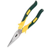 得力(deli) DL2108尖嘴钳夹持钳手柄PVC包胶断线钳8英寸