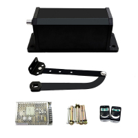 东控DK电动闭门器侧面电动闭门器自动门感应门自动开门机防水电动闭门器 主机+连杆+遥控器+电源+螺丝 一台