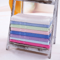 爱竹人单条条缎浴巾70cm×140cm颜色随机,2条装