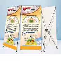 瑞元增心脑血管知识宣传X型支架展板2