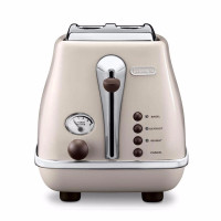 德龙(Delonghi) 面包机 家用2片式吐司 全自动烤面包机 CTO2003 CTO2003.VBG奶油白