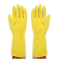 橡皮手套乳胶厨房洗碗加厚耐用牛筋洗衣服防水防滑耐磨塑胶