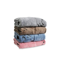 CaldiceKris(中国CK)贵族毛巾浴巾套装CK-J0948粉色(一条毛巾+一条浴巾/袋 )(节假日不发货)