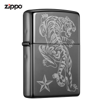 zippo芝宝打火机美国原装ZIPPO之宝防风煤油打火机独行虎150-C-000001