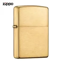 ZIPPO打火机之宝防风煤油打火机 拉丝铜盔甲 168