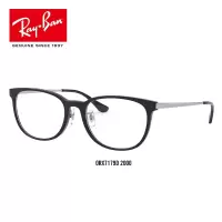 RayBan雷朋2020春季光学镜架男女款潮流休闲近视镜框 2000黑色镜框尺寸54