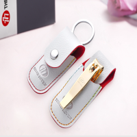 777(THREE SEVEN) 优质碳钢指甲刀+高级PU皮套 TSG-1901AG 金色