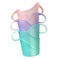 茶花 纸杯托多彩加厚塑料杯托 6只/包 计量单位：包