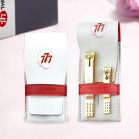 777(THREE SEVEN) 指甲刀套装指甲剪指甲钳 家用出差便携套装 金色 TSG-1902G