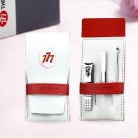 777(THREE SEVEN) 三件套指甲刀套装 家用出差便携套装 银色 TSG-1903