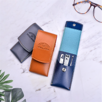 777(THREE SEVEN) 3件套指甲刀套装 TSM-711 皮套颜色蓝 黄 灰可自选