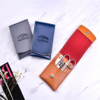 777(THREE SEVEN) 4件套指甲刀套装TSM-712 皮套颜色蓝 黄 灰可自选