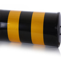 Brangdy 警示柱黑 冷轧钢（带反光）黄黑 高度600mm 直径：80mm 底座直径 140mm