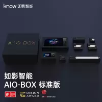 know 如影智能AIO BOX 标准版 智能中控 全能网关 智能音箱 全屋智能家居套装 黑色单火双键开关