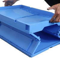 苏识 WL05 600×400×320mm折叠物流箱 ( 颜色:蓝色)