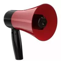 雅兰仕903录音大喇叭扬声器可充电喊话器大声公便携式高音喇叭扬声器 黑红色