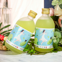 [苏宁宜品认证]通明山新国货 果酒 小青柑米酒6度香甜低度预调酒 鸡尾酒 微醺 330ml*2瓶果酒