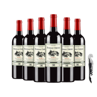 法国进口班谟干红葡萄酒13度干红葡萄酒750ml*6瓶整箱正品送礼红酒年货礼盒