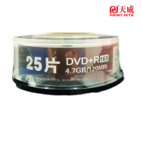 天威 DVD+R 刻录盘 4.7GB 16X 25片/盒
